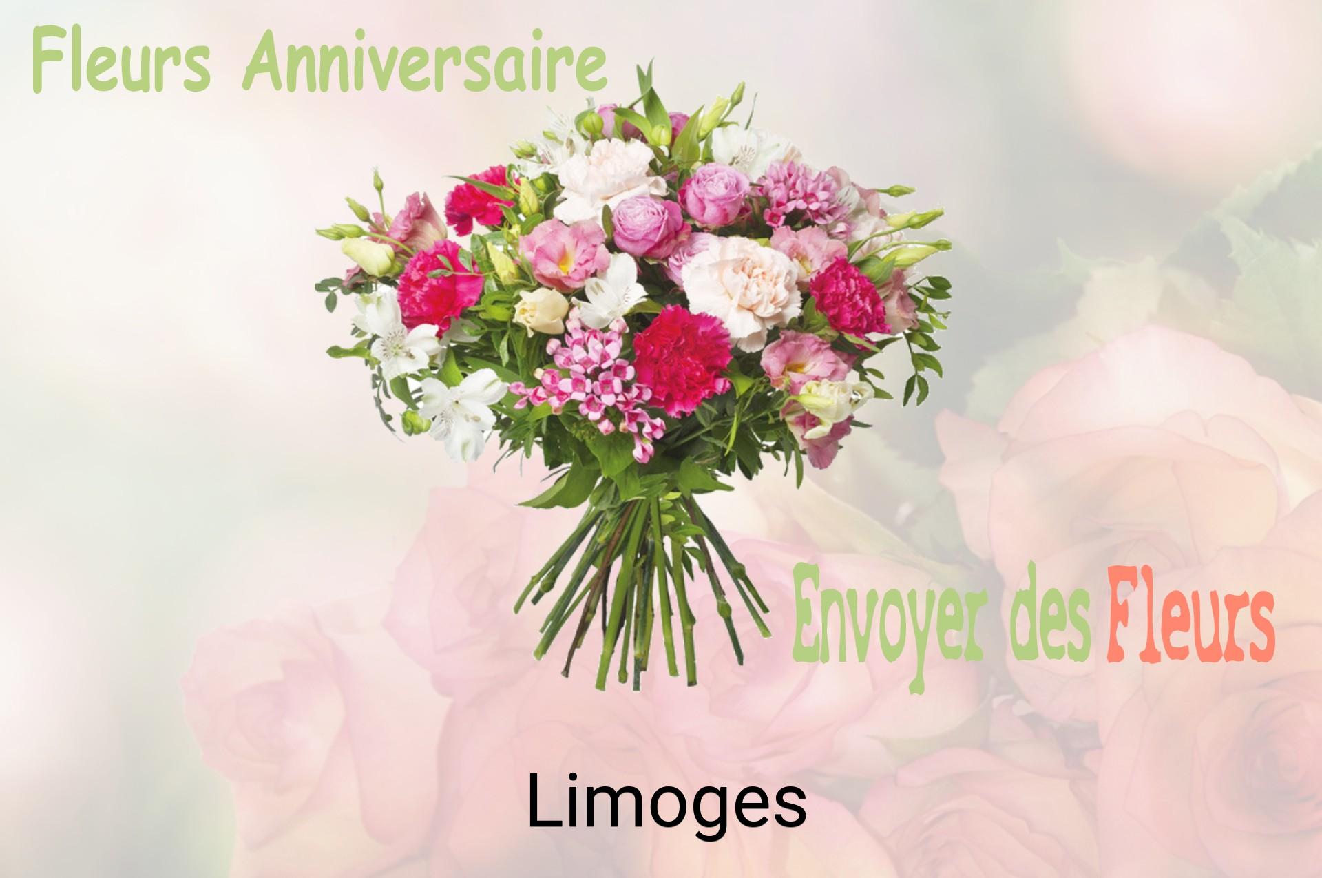 Bouquet de fleurs d’anniversaire livré à Limoges